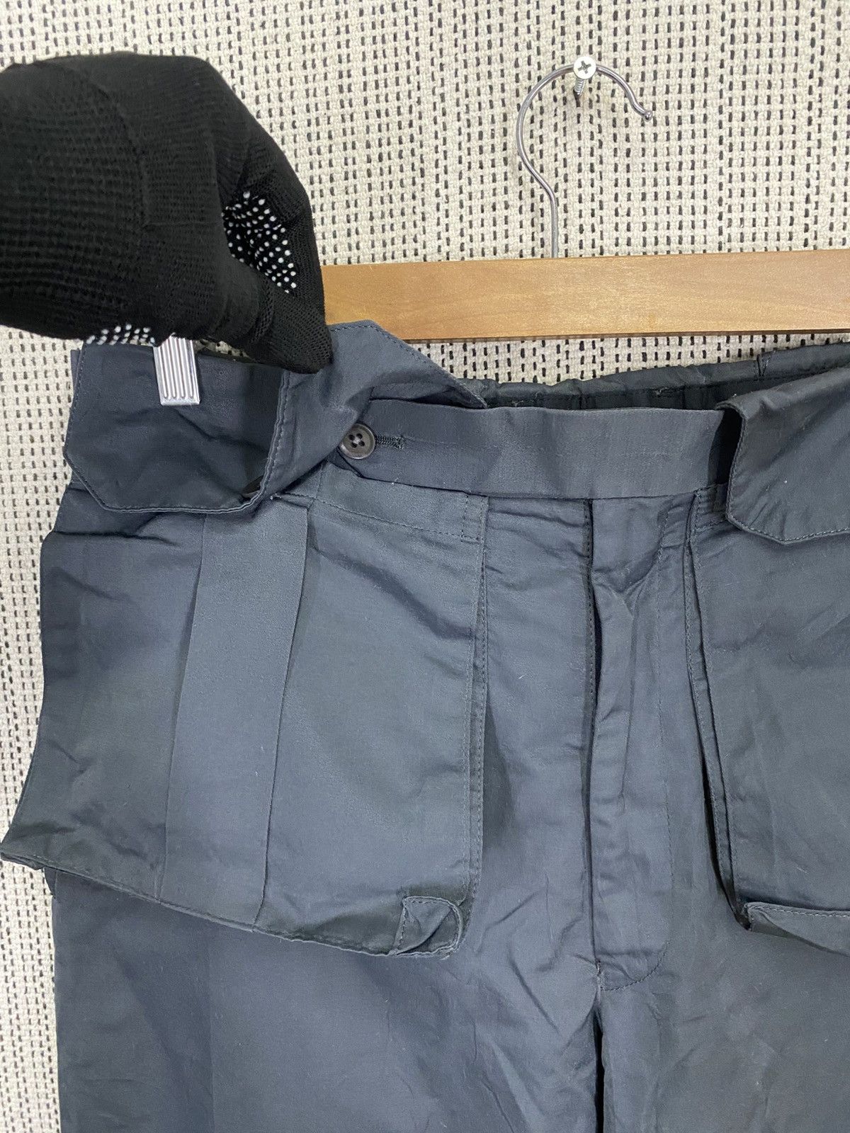 Yohji Yamamoto 🔥Grails🔥Yohji yamamoto signature pants multipocket rarely Size US 33 - 11 Thumbnail
