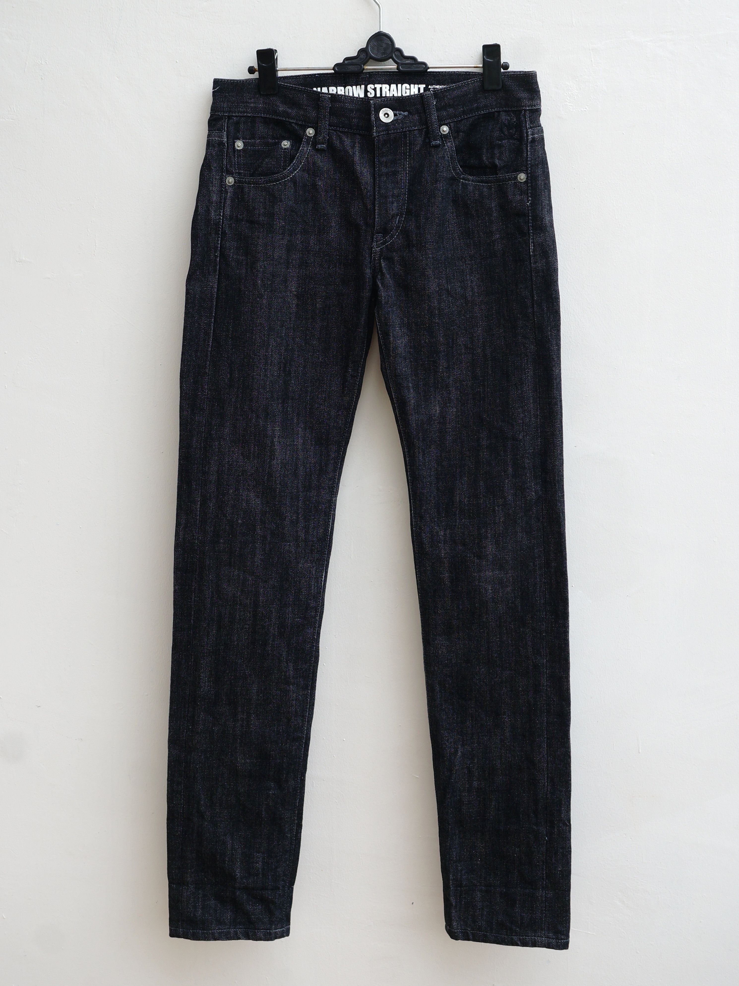 image of The Neighborhood Thieves Neighborhood Selvedge Denim in Black, Women's (Size 28)