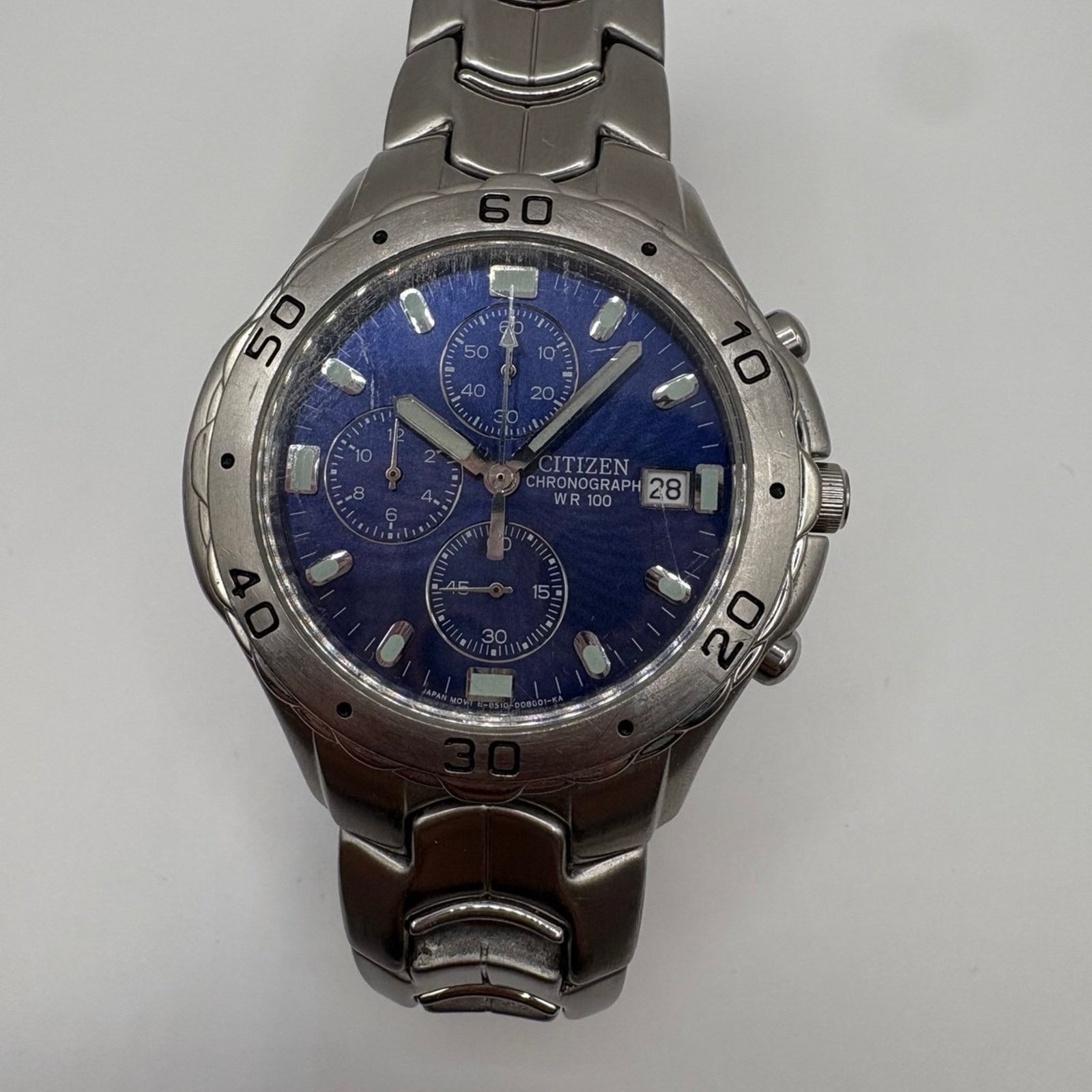 Citizen Citizen WR100 Blue Dial Chrono - Perpetual Calendar Size ONE SIZE - 2 Thumbnail