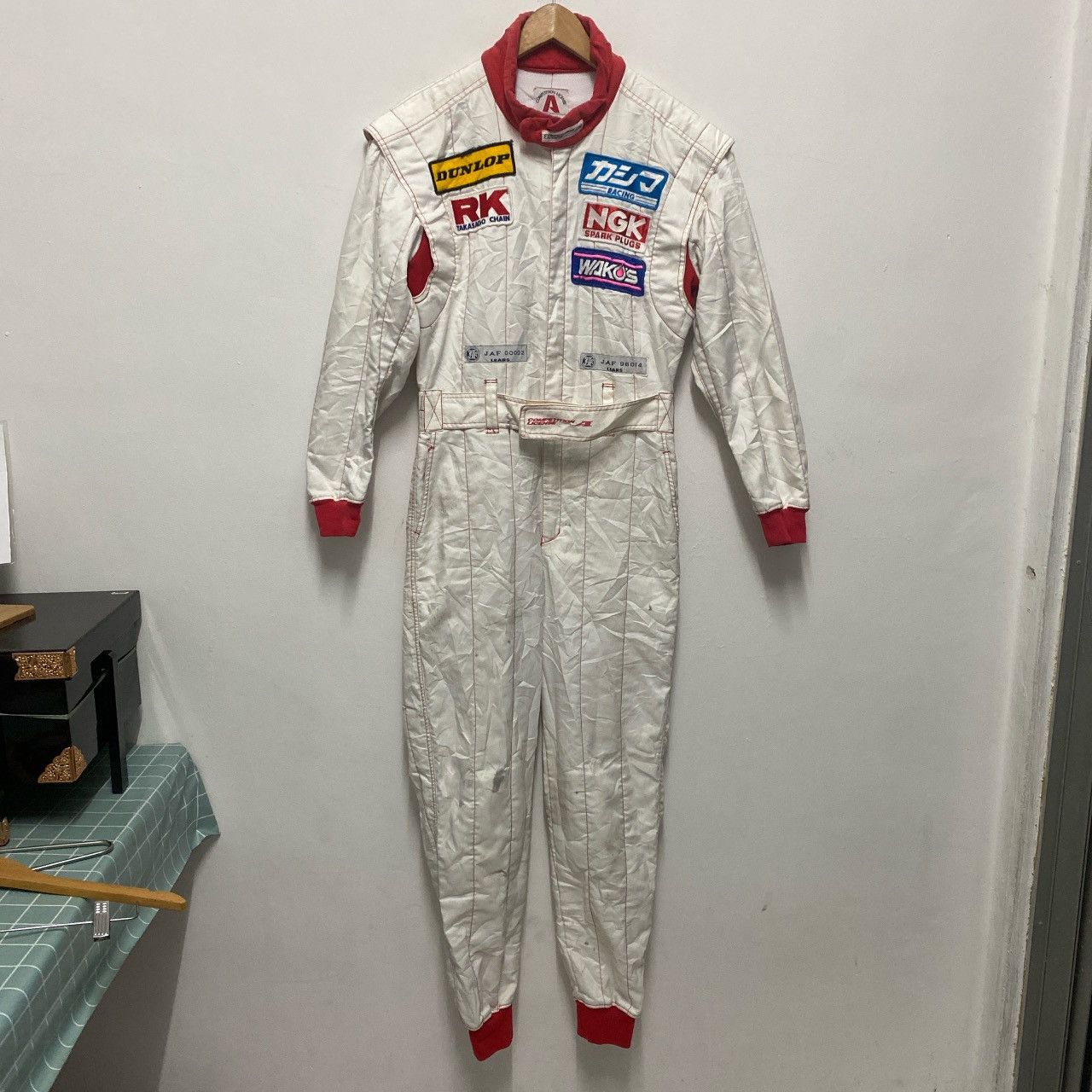 Dunlop × Japanese Brand Advan Sports Team ARD Racing Overall Coverall Suits Size US L / EU 52-54 / 3 - 1 Thumbnail