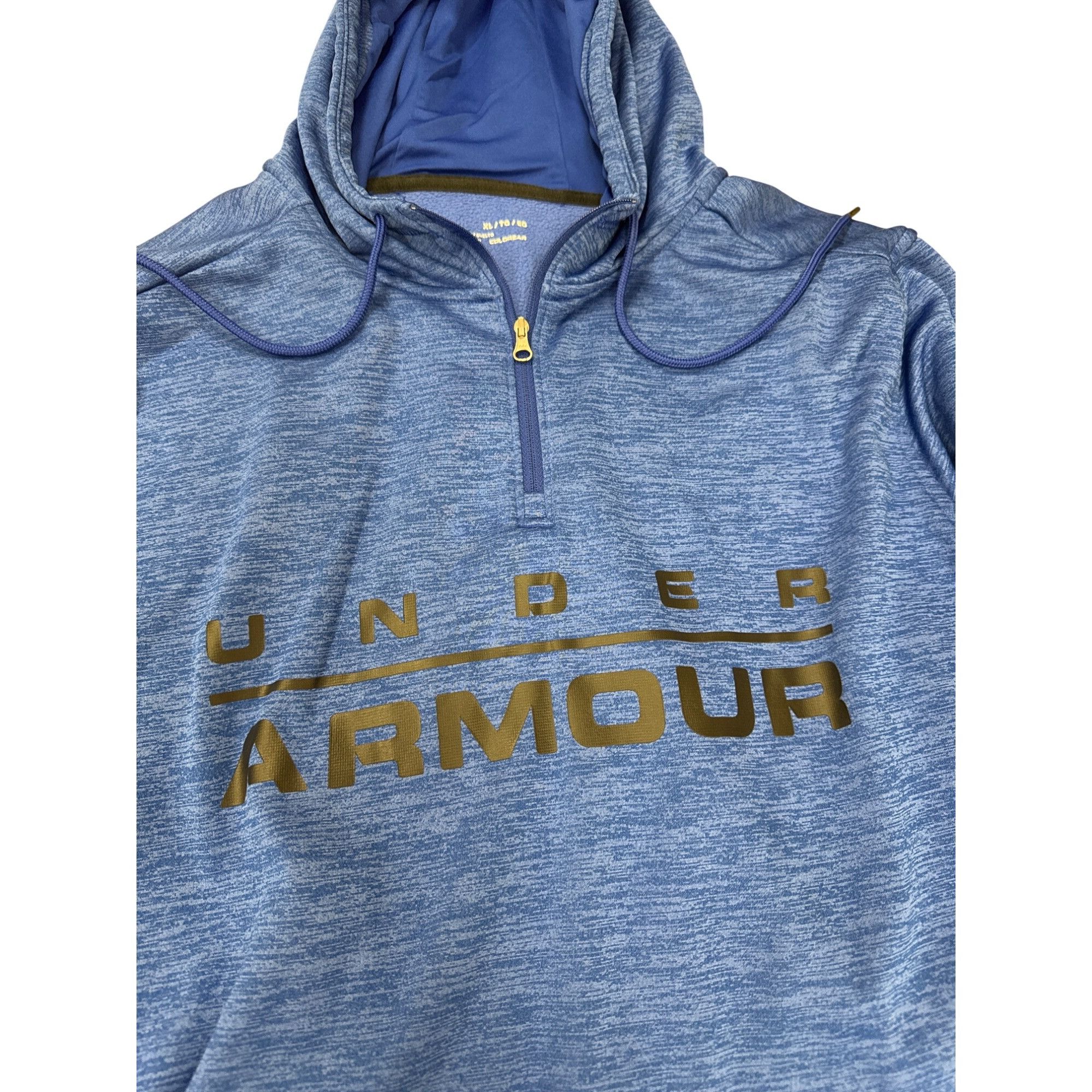 Under Armour Under Armour Mens Blue Hoodie Sweatshirt XL Size US XL / EU 56 / 4 - 2 Thumbnail