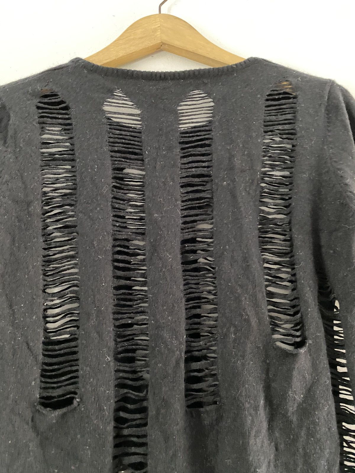 If Six Was Nine × Japanese Brand × Le Grande Bleu (L.G.B.) Japanese formre distressed knit sweatshirt Size US M / EU 48-50 / 2 - 5 Thumbnail