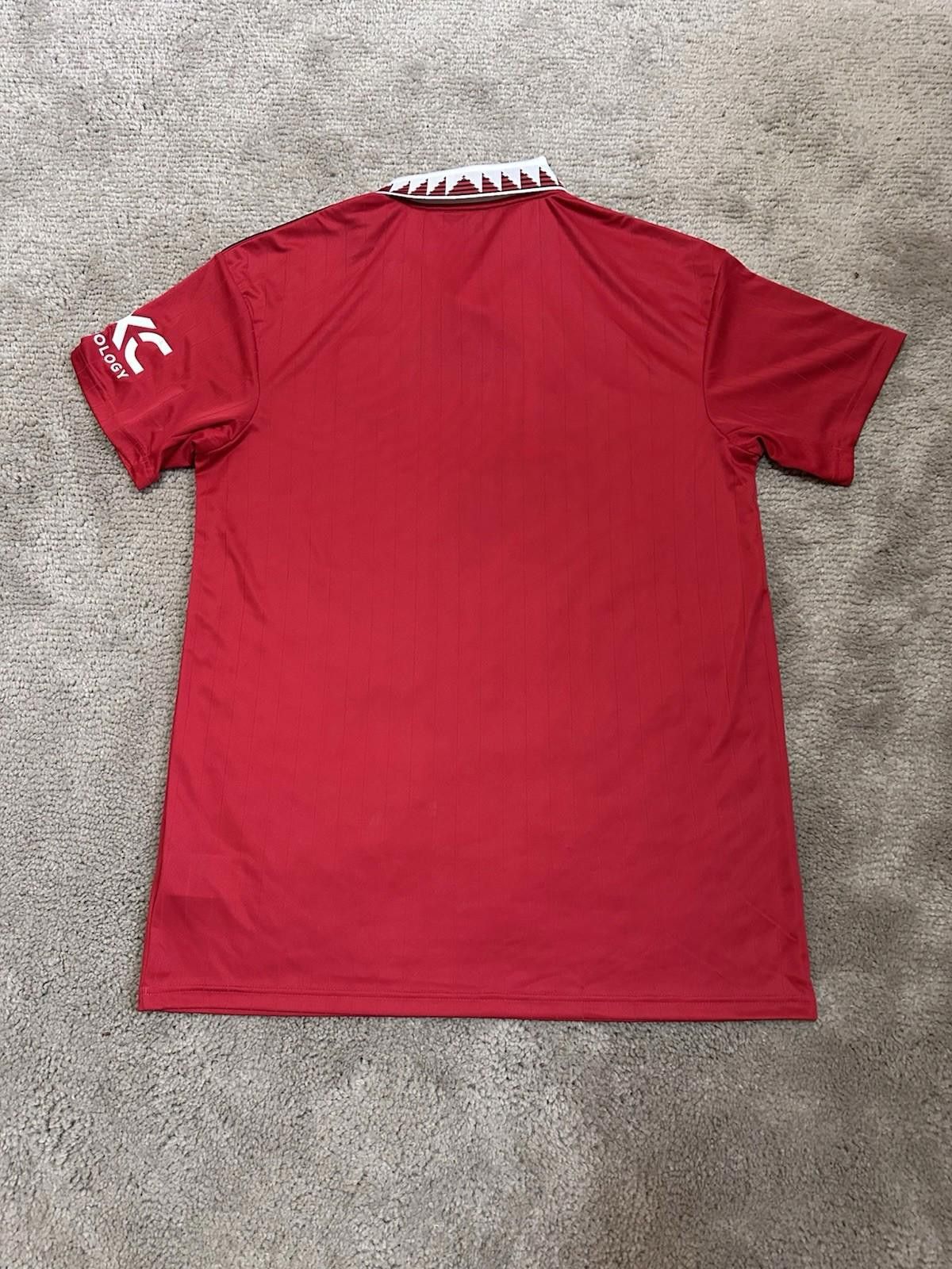 Adidas Manchester United 2022/23 Home Football Shirt Soccer Jersey Size US L / EU 52-54 / 3 - 7 Thumbnail