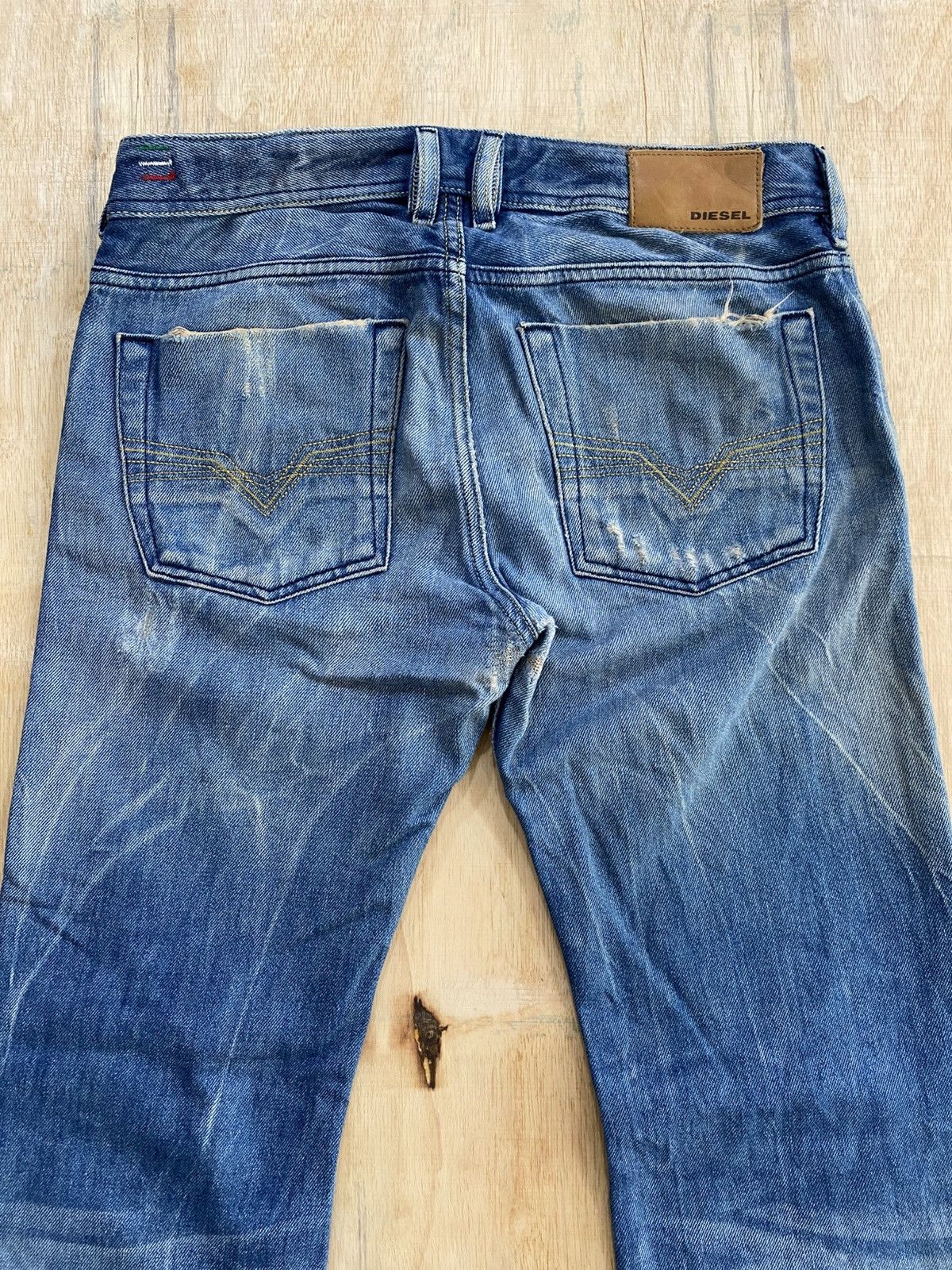 Diesel Diesel Blue Eyecons 2010/2 Distressed Jeans Size US 32 / EU 48 - 3 Thumbnail