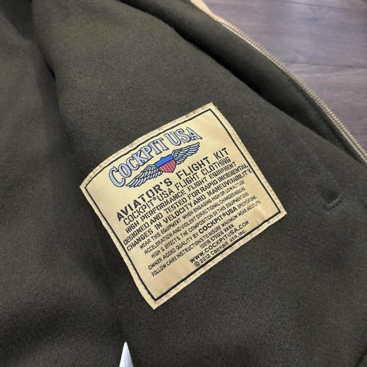Cockpit USA Vintage Cockpit Usa Aviators Flight Kit Wool Lined Jacket Size US XL / EU 56 / 4 - 6 Thumbnail