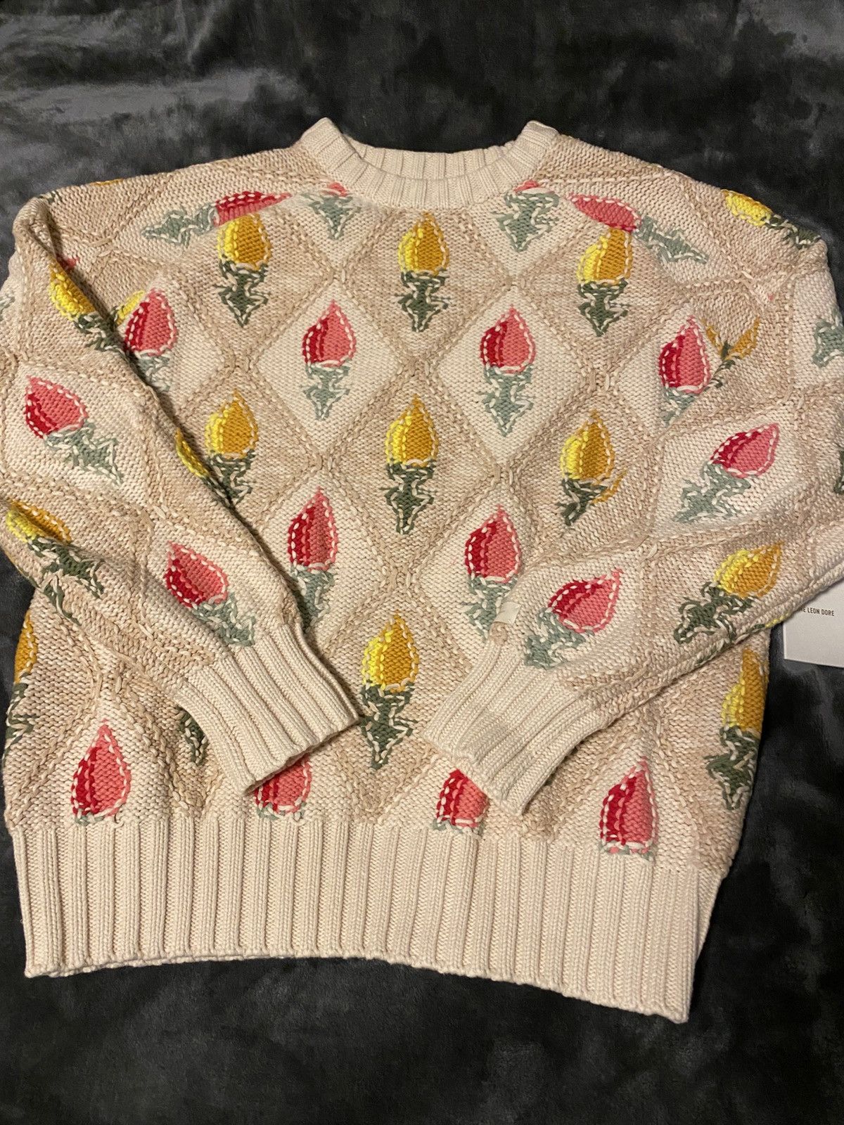 Aime Leon Dore Aimé Leon Dore SS21 Flower Sweater sz M Size US M / EU 48-50 / 2 - 2 Thumbnail