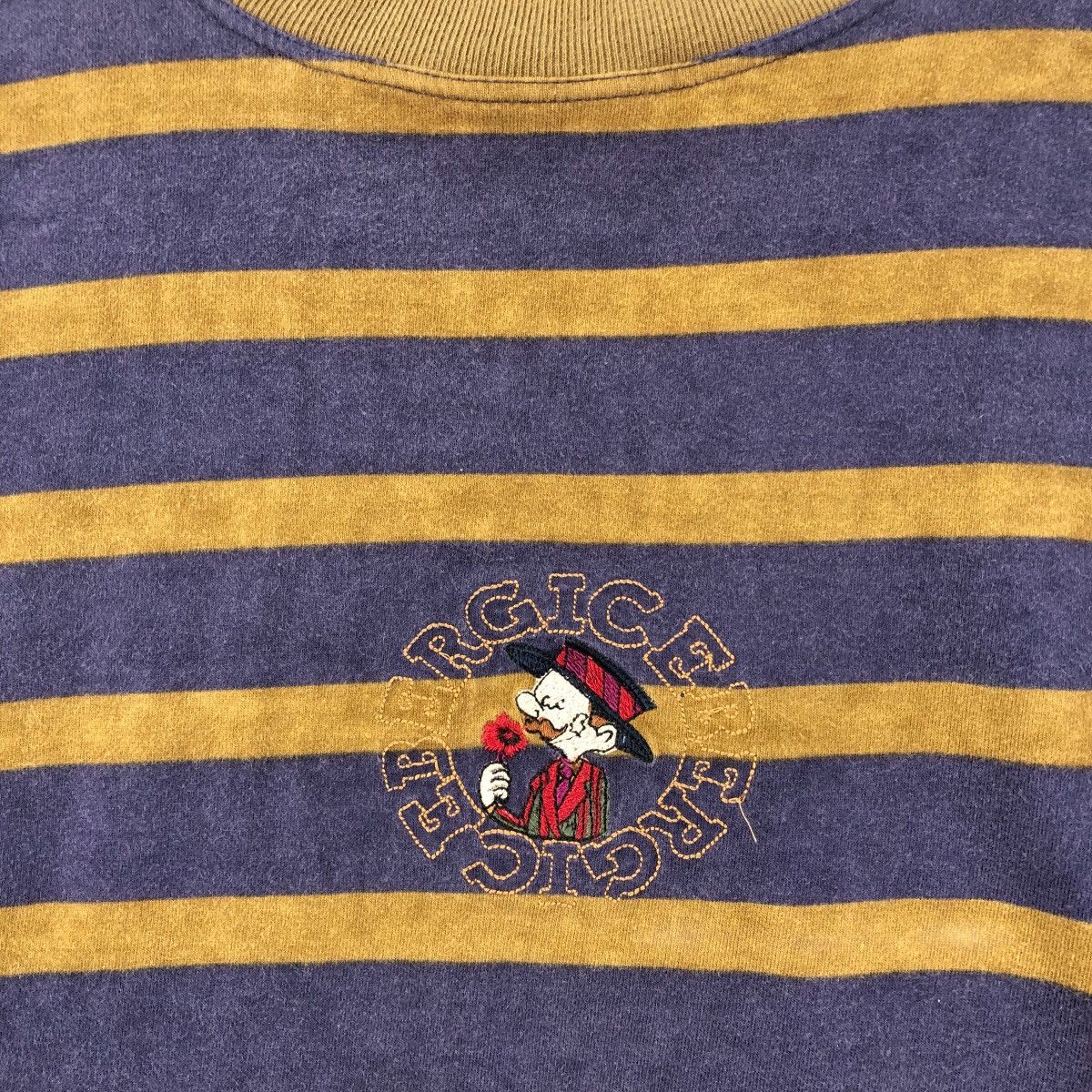 Iceberg Italian Luxury Brand ICEBERG ITALY STRIPE T-Shirt Size M / US 6-8 / IT 42-44 - 3 Thumbnail