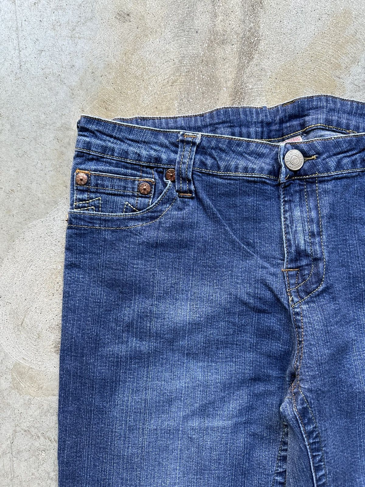 True Religion Y2K Vintage True Religion flared denim jeans Size 36" / US 14 / IT 50 - 4 Thumbnail