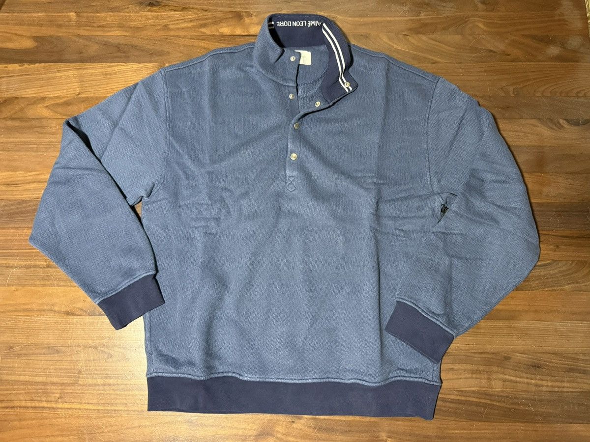 Aime Leon Dore Aime Leon Dore Jacquard Collar Snap Pullover Navy Size XL Size US XL / EU 56 / 4 - 3 Thumbnail