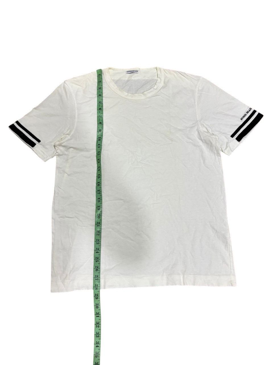 Stone Island × Vintage Vintage Stone Island White Tee Size US XL / EU 56 / 4 - 7 Thumbnail