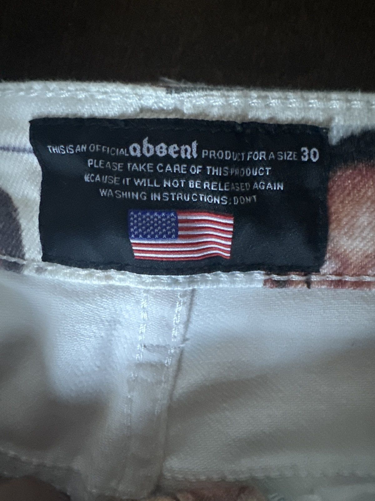 Absent Absent America’s Sweetheart’s Mugshot Denim Size US 30 / EU 46 - 3 Thumbnail
