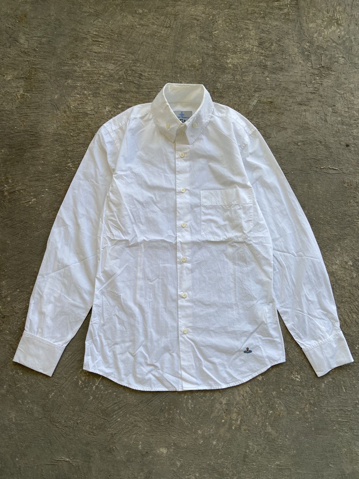 Vivienne Westwood AW 2006 Vivienne Westwood Man - White Oxford Button-Up Shirt Size US M / EU 48-50 / 2 - 1 Thumbnail