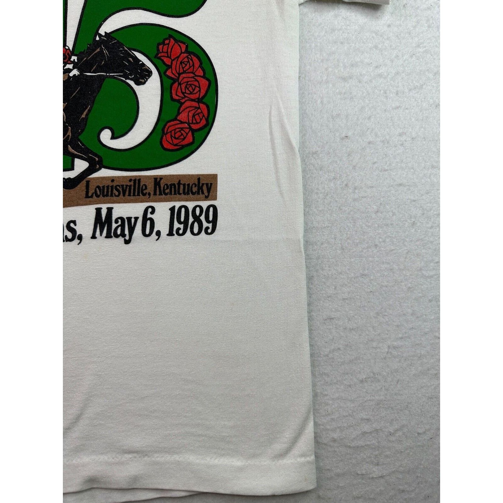 Vintage Vintage 1989 115th Kentucky Derby Churchill Downs T-Shirt Size US S / EU 44-46 / 1 - 10 Thumbnail
