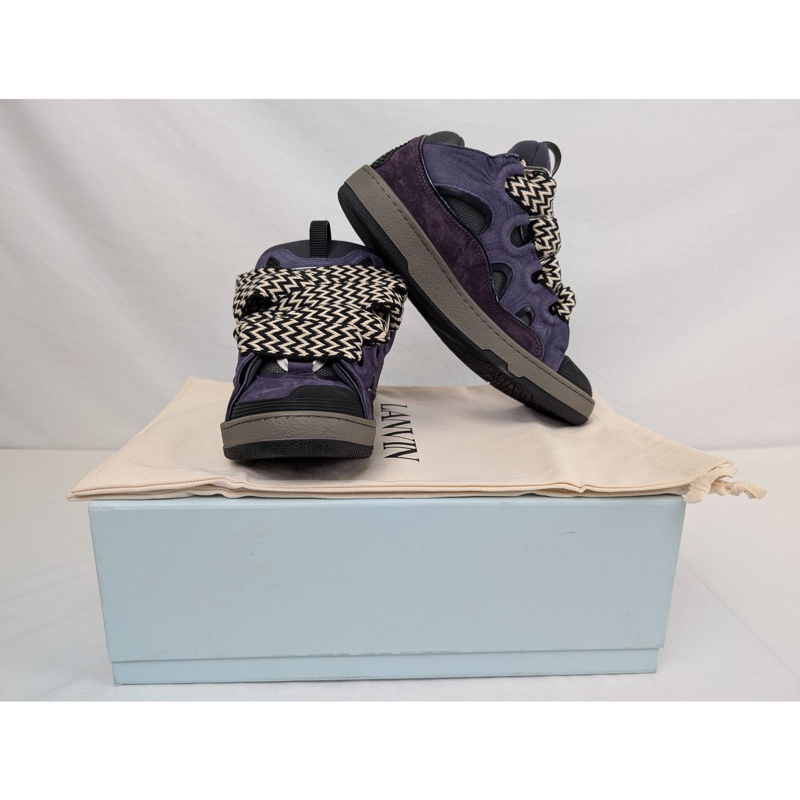 Lanvin o1rshd1 Curb Sneakers in Purple Size US 8 / EU 41 - 16 Thumbnail