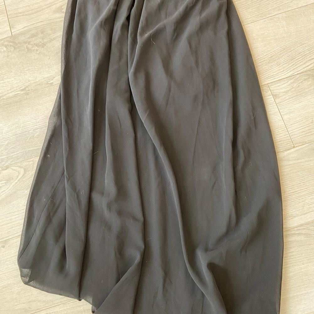 Designer Hyfve Black Strappy V Neck Maxi Dress Size M / US 6-8 / IT 42-44 - 4 Thumbnail