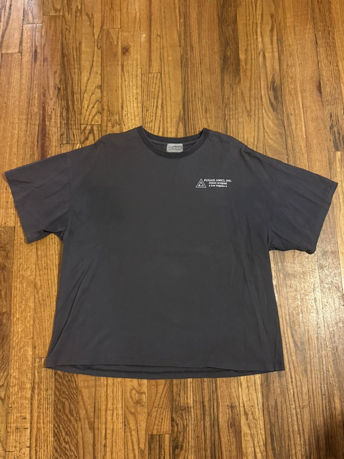 Fugazi Unsound Rags Ponzi Scheme Tee