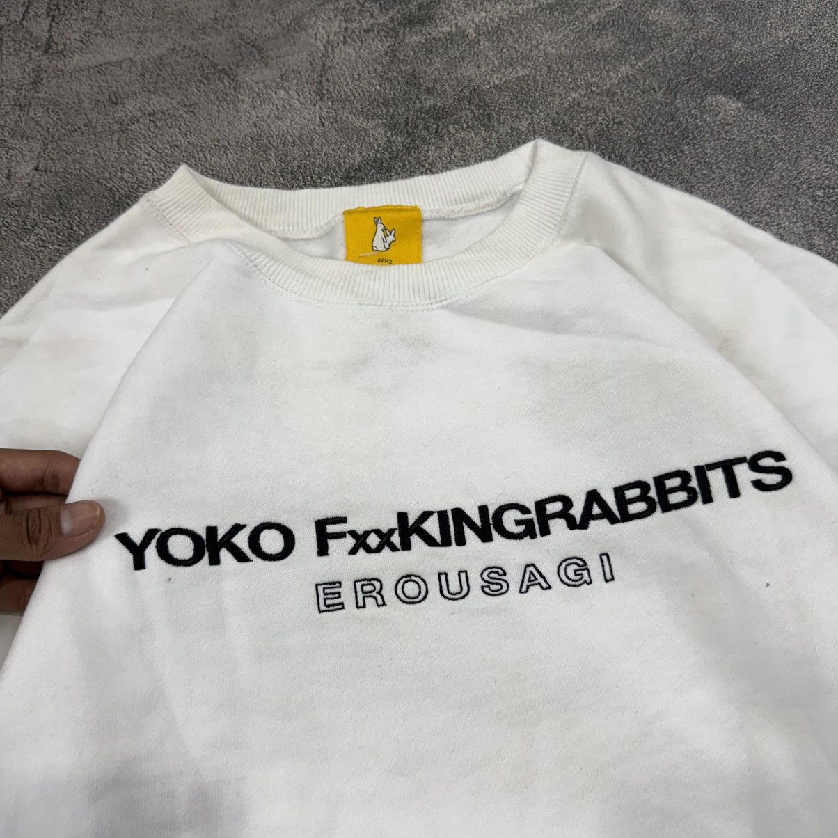 FR2 Fucking Rabbits FR2 yoko fuchigami erousagi white japan Size US XL / EU 56 / 4 - 5 Thumbnail