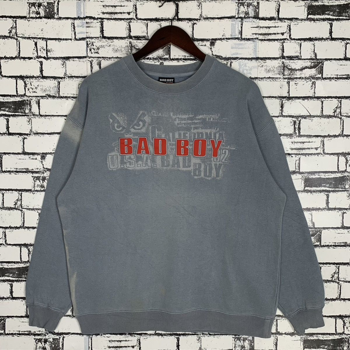 Vintage Vintage Bad Boy American Sport Lifestyle Sweatshirt Crewneck Size US L / EU 52-54 / 3 - 1 Thumbnail