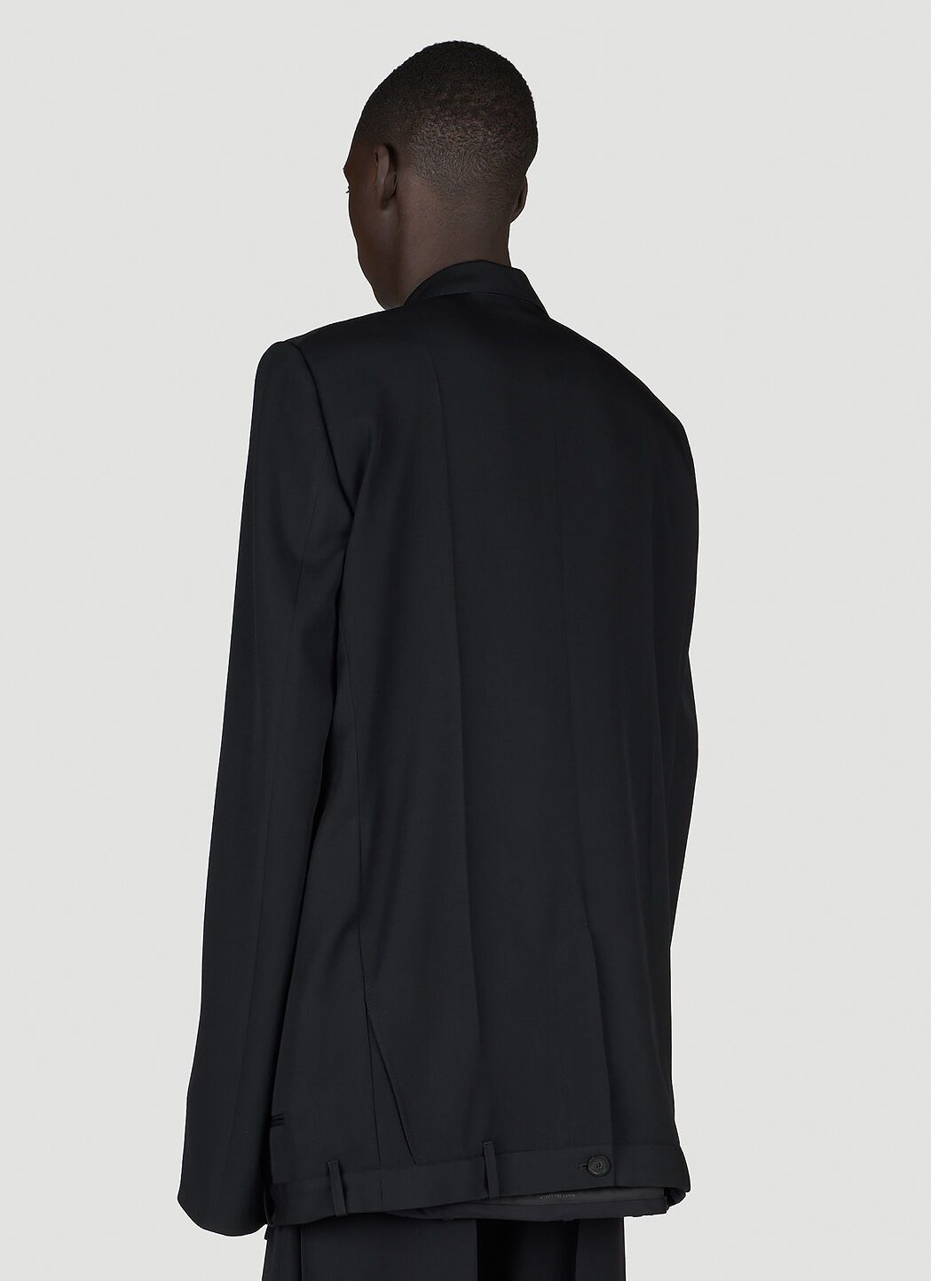 Balenciaga o1srvl11e1124 Deconstructed Jacket in Black Size US L / EU 52-54 / 3 - 6 Thumbnail