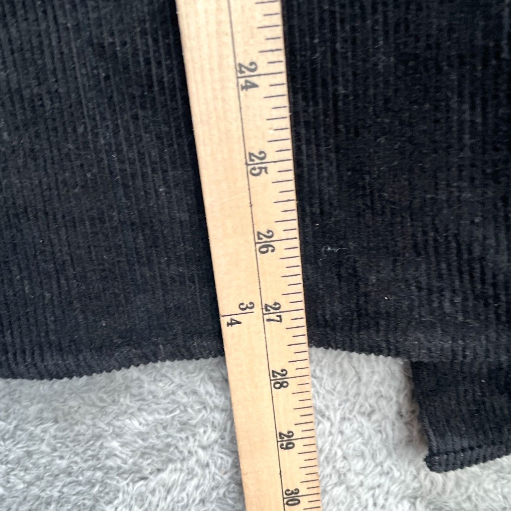Gap Gap Jacket Womens Small Black Corduroy Coat Cotton Button Front Outdoor Workwear Shirt Womens Short Length Black Corduroy Jacket Size S / US 4 / IT 40 - 7 Thumbnail