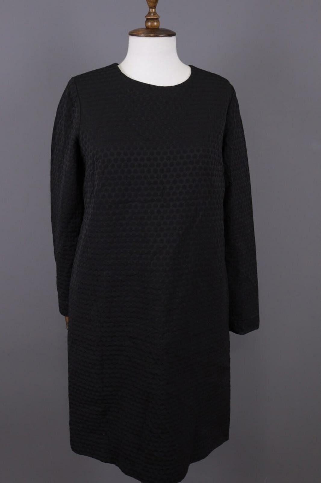Marimekko Marimekko Wautsi Black Printed A-Line Dress Size 40 Size M / US 6-8 / IT 42-44 - 1 Thumbnail