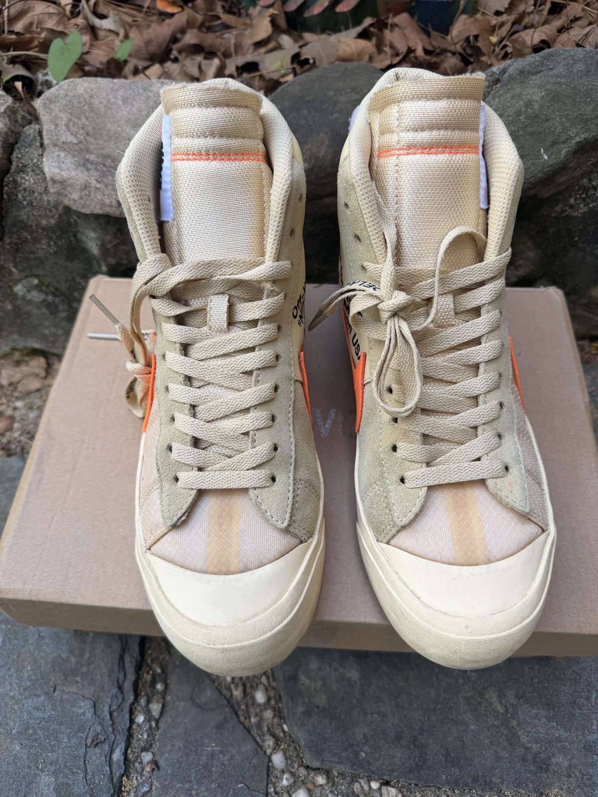 Nike × Off-White Nike x Off-White: Nike Blazer Mid “All Hallows Eve” sz 8.5 Size US 8.5 / EU 41-42 - 3 Thumbnail
