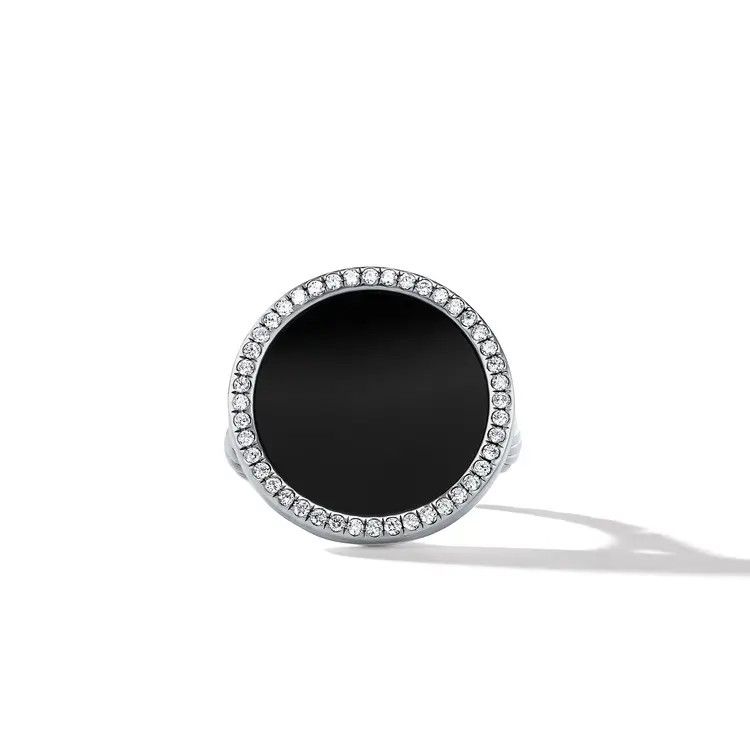 David Yurman o1w1db10526 R17014D Size:7/Ring With Diamond in Silver Size ONE SIZE - 2 Thumbnail