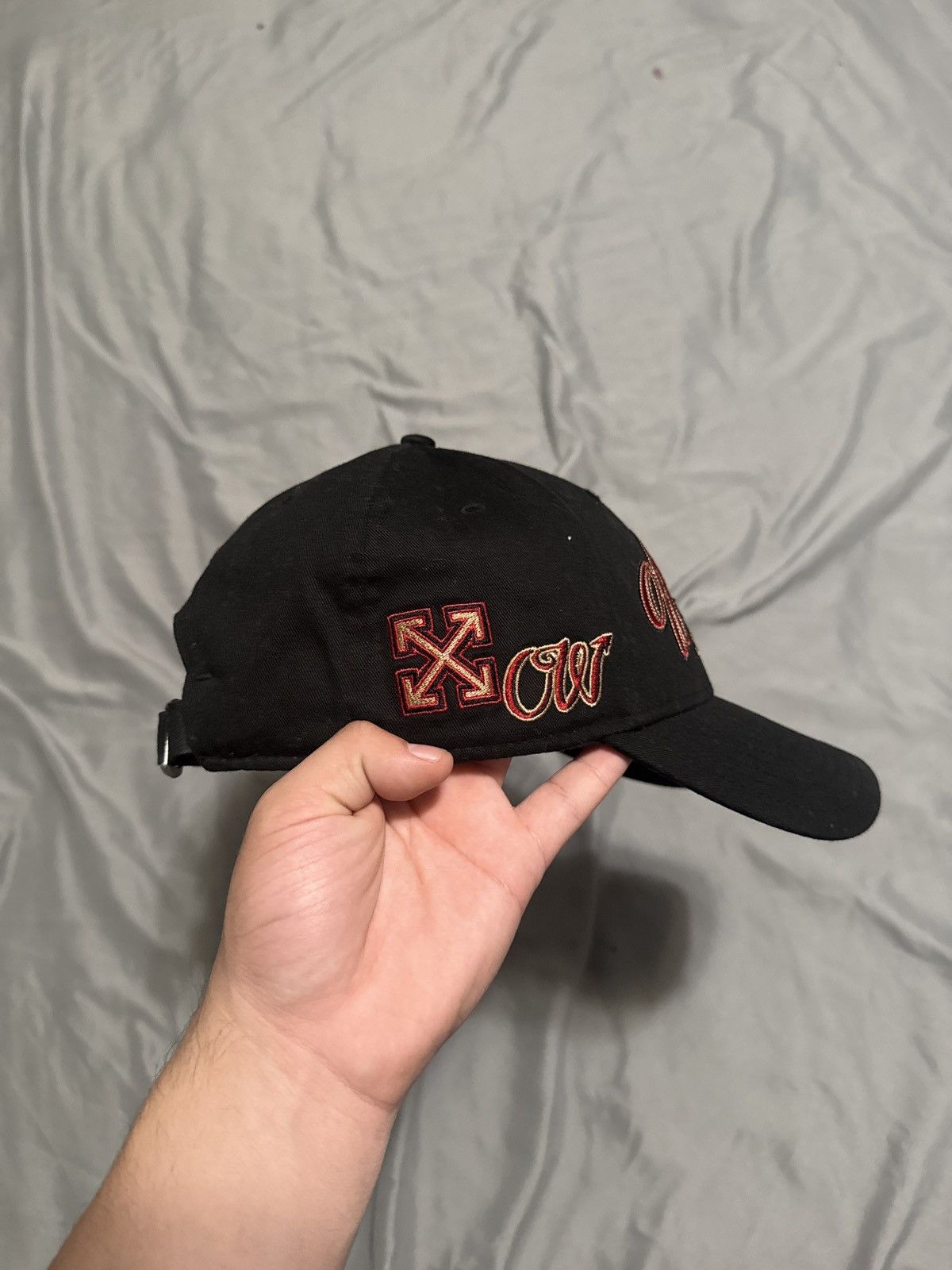 Off-White OffWhite x A.C. Milan Script New Era Hat Size ONE SIZE - 4 Thumbnail