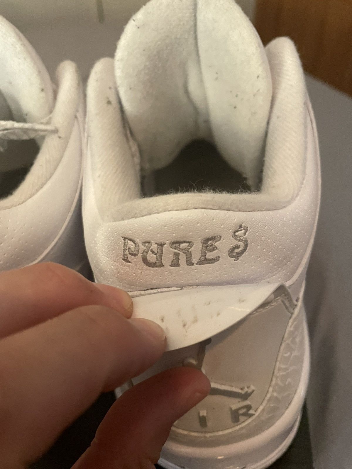 Jordan Brand Air Jordan 3 Pure Money 2007 Size 11.5 Size US 11.5 / EU 44-45 - 7 Thumbnail
