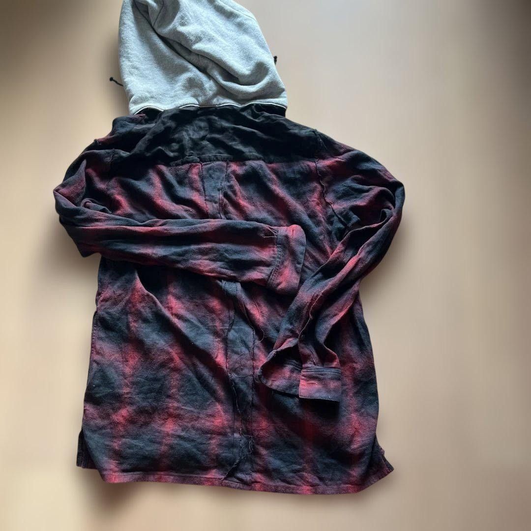 John Undercover Hooded Flannel Shirt Size US M / EU 48-50 / 2 - 2 Thumbnail