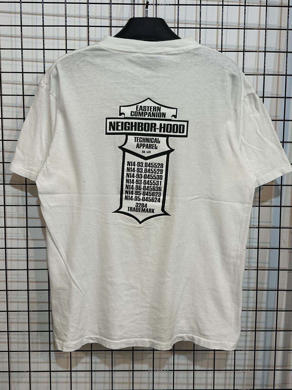 Neighborhood Neighbors Motorcycle Fellowship white t-shirt . Size US M / EU 48-50 / 2 - 4 Thumbnail