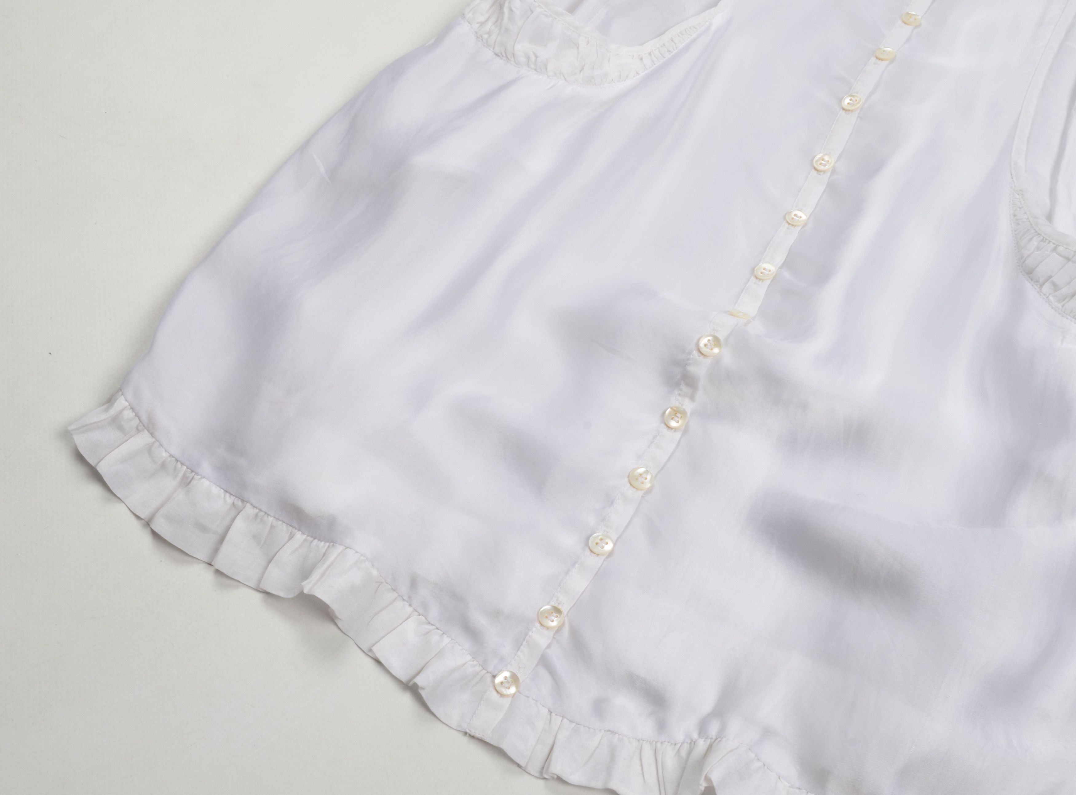 Other Miss Sixty Y2K Cottage Core White Cami Mini Dress Size M / US 6-8 / IT 42-44 - 9 Thumbnail