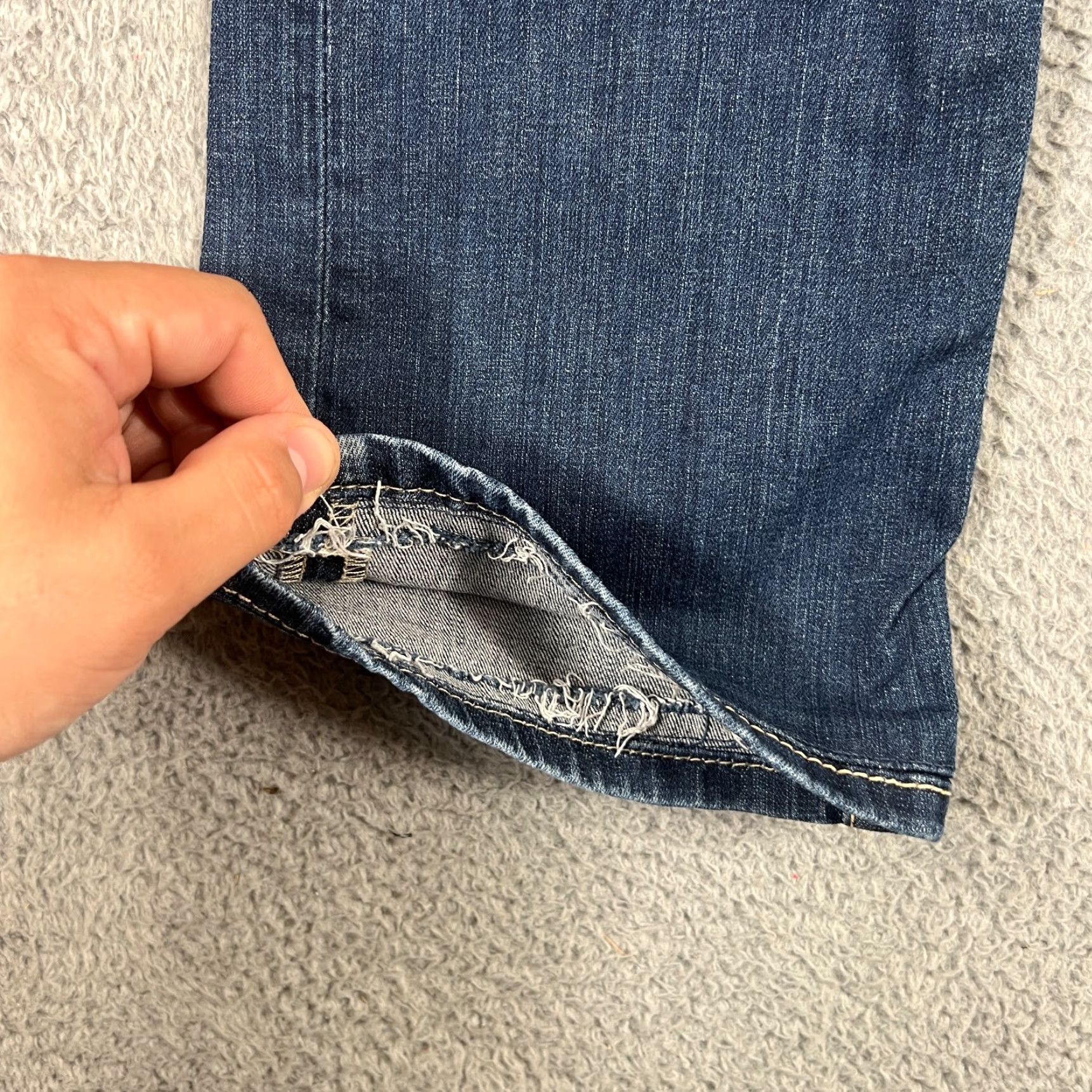 Vintage BKE Buckle Denim Harper 31 R Bootcut Western Blue HEMMED Buckle BKE Jeans 31 Regular Blue Denim Cotton Polyester Spandex Women Size ONE SIZE - 6 Thumbnail