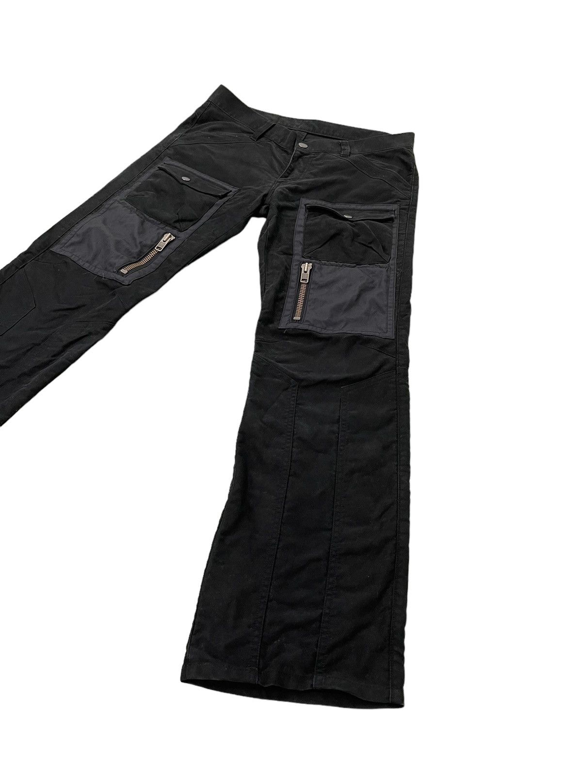 Japanese Brand Bush Pant Comme Ca Men Moleskin Low Rise Straight 6🟦9 Size US 32 / EU 48 - 3 Thumbnail