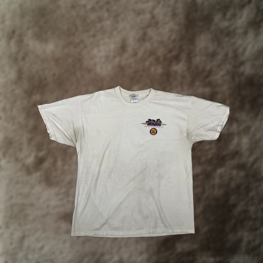 Gildan VINTAGE Route 66 Cruisin' Berdoo T-Shirt Mens XL White Hot Rod Cars San Bernardino CA Size US XL / EU 56 / 4 - 1 Thumbnail