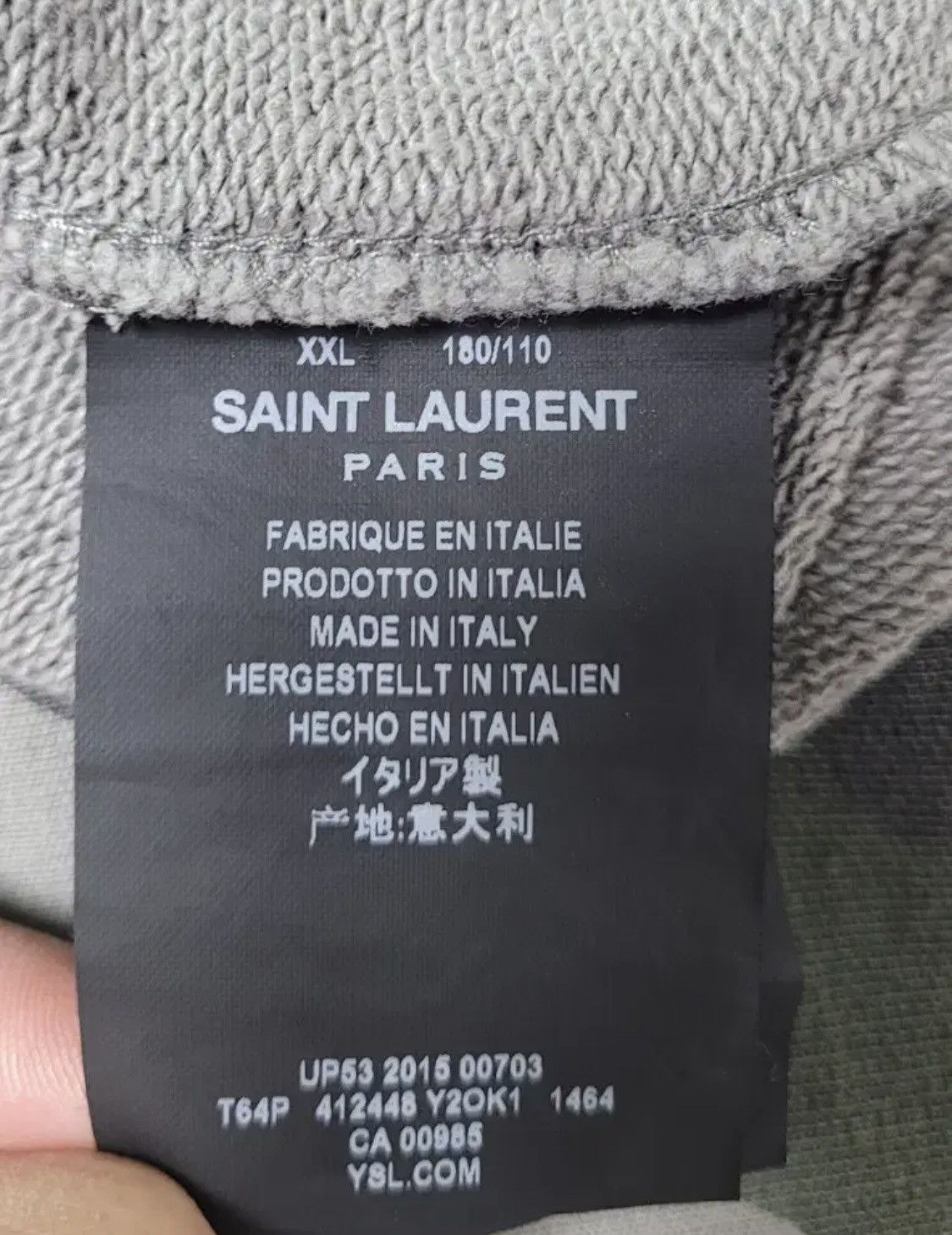 Saint Laurent Paris Saint Laurent Camoflage Zip Hoodie Size US XXL / EU 58 / 5 - 6 Thumbnail