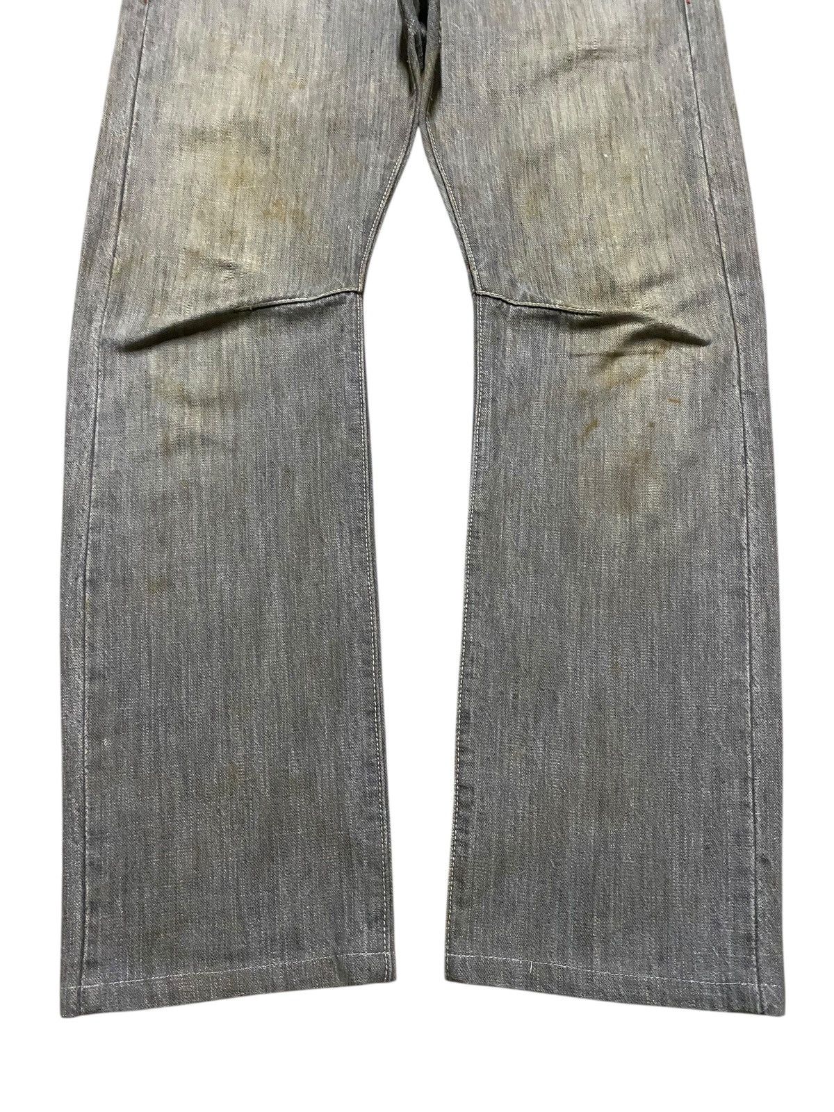 Le Grande Bleu (L.G.B.) Vintage Japanese Brand Wild Khakis Grunge Distressed Jeans Size US 32 / EU 48 - 5 Thumbnail