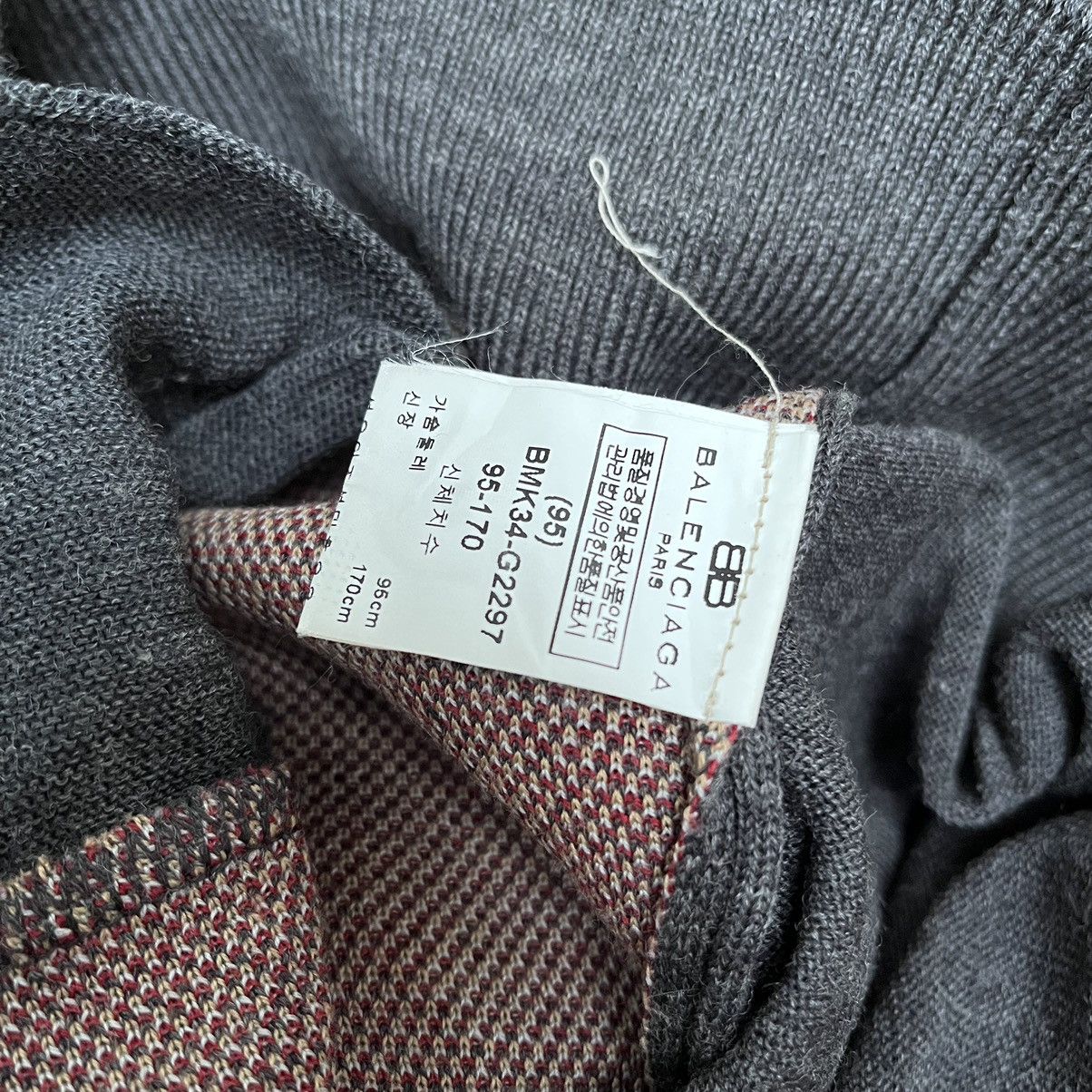Balenciaga × Vintage 💸Accept Offer💸 Cardigan Balenciaga Knitwear Argyle Pattern Size US M / EU 48-50 / 2 - 7 Thumbnail