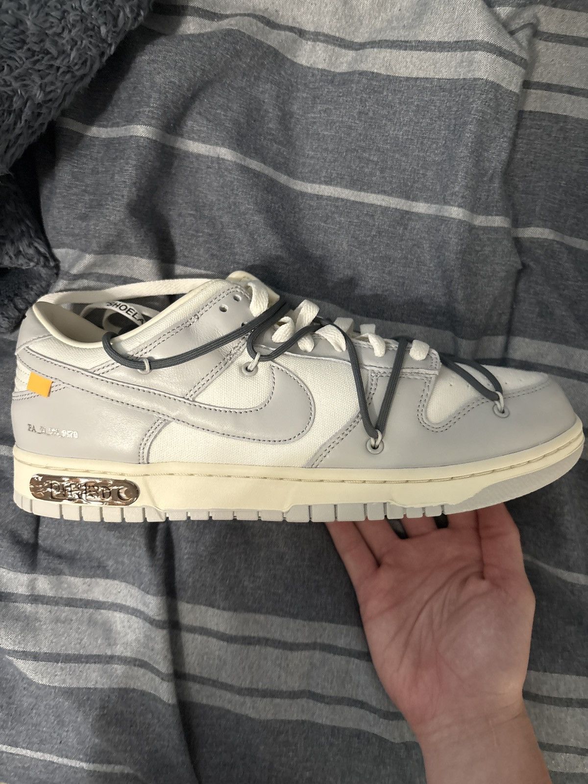 Off-White × Virgil Abloh Nike Off-White Dunk Lot 41/50 Size US 12 / EU 45 - 3 Thumbnail