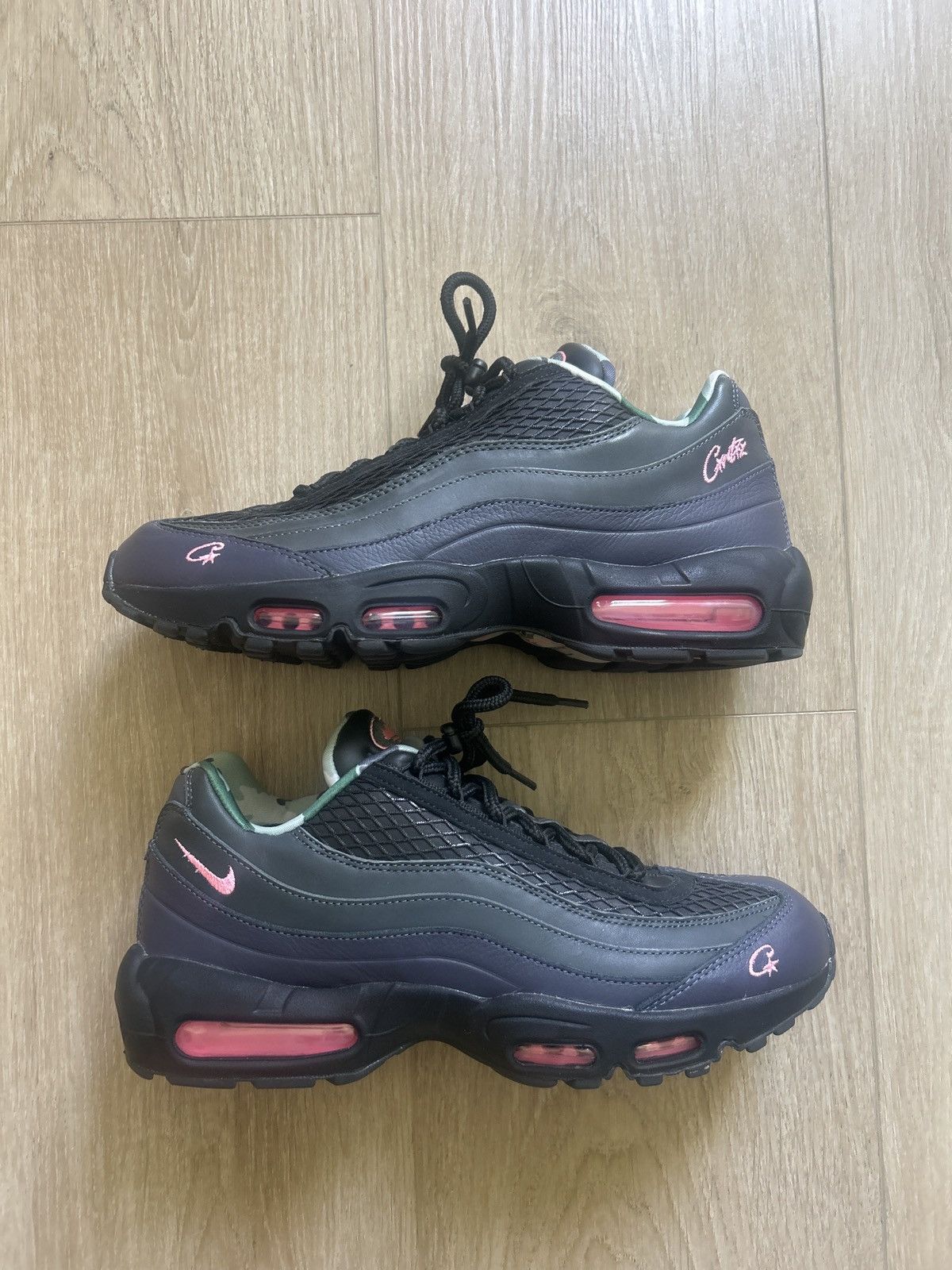 Corteiz × Nike Nike x Corteiz Air Max 95 ‘Pink Beam’ Size US 11.5 / EU 44-45 - 2 Thumbnail