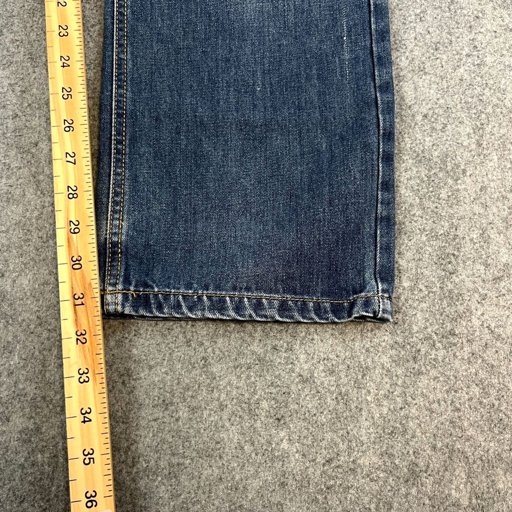 Marlboro Marlboro Classics Jeans Mens Baggy Straight 36 32 Blue VTG Denim 5-Pocket Relaxed Mid Rise Regular Waist 36 Mens Jeans Size US 36 / EU 52 - 4 Thumbnail