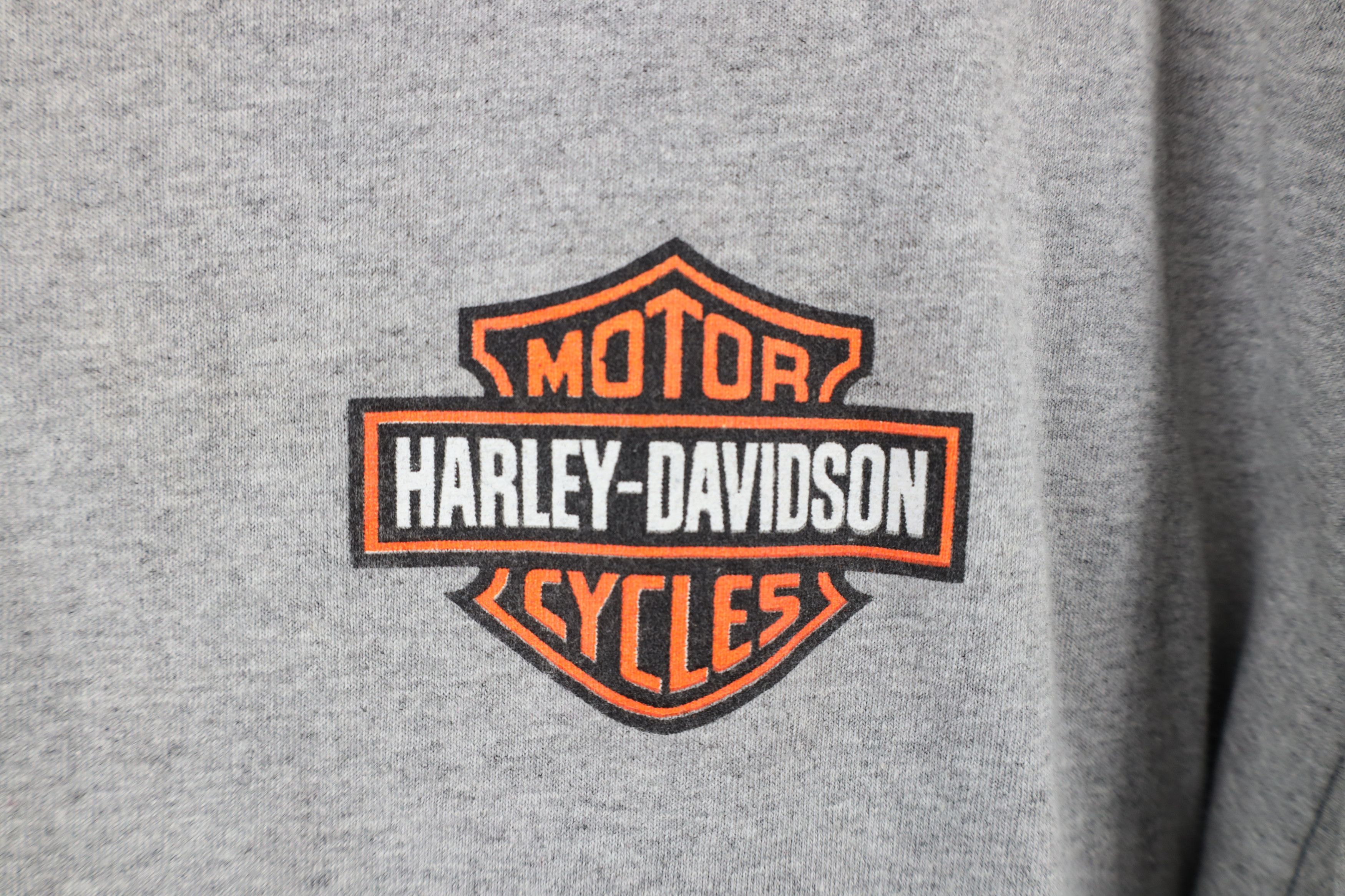 Harley Davidson × Vintage Vintage Y2K Harley Davidson Mexico Long Sleeve T-Shirt Gray Size US XL / EU 56 / 4 - 4 Thumbnail
