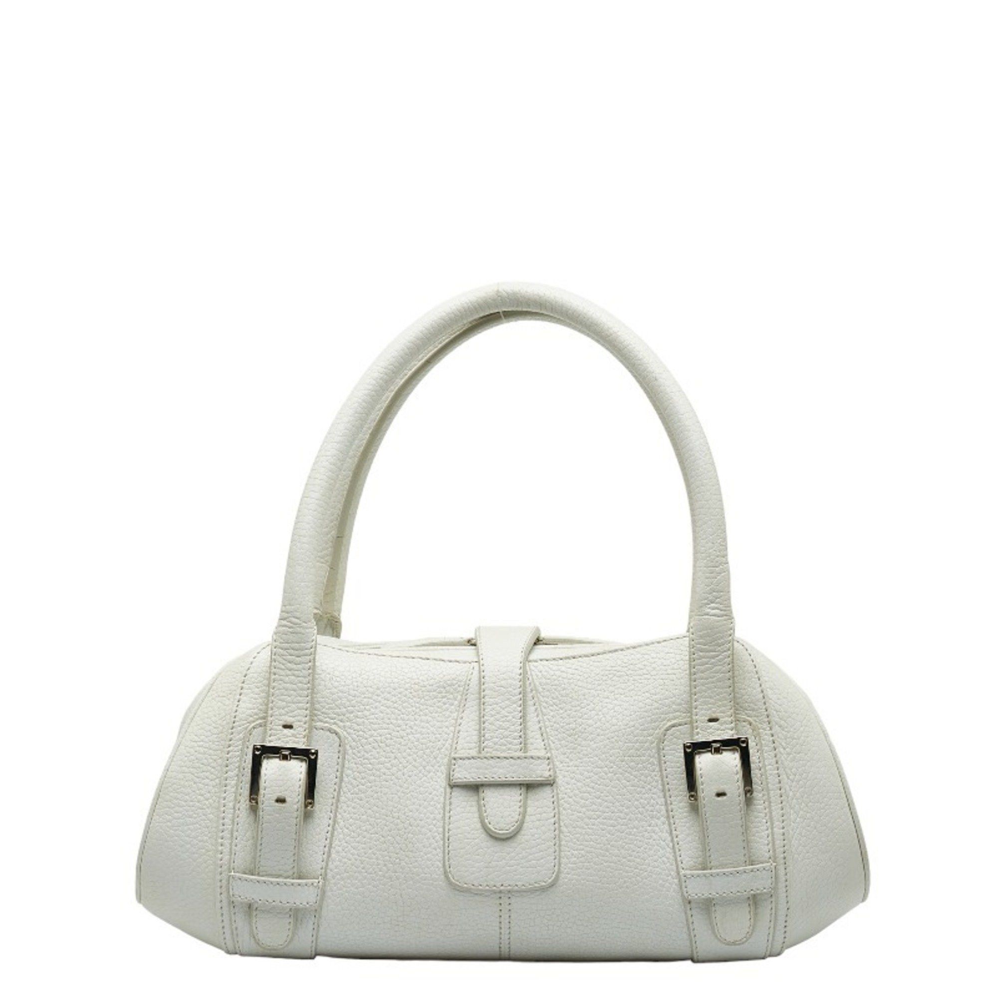 image of Loewe Senda Handbag in White, Women's