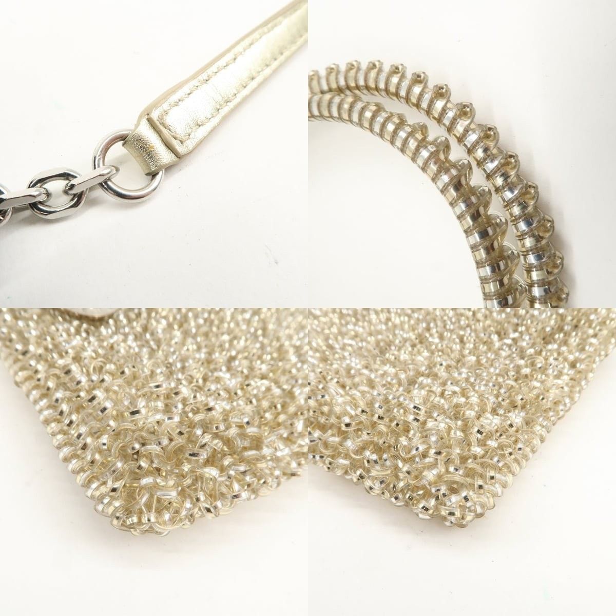 ANTEPRIMA Anteprima Wire Bag PVC Shoulder Gold Size ONE SIZE - 4 Thumbnail