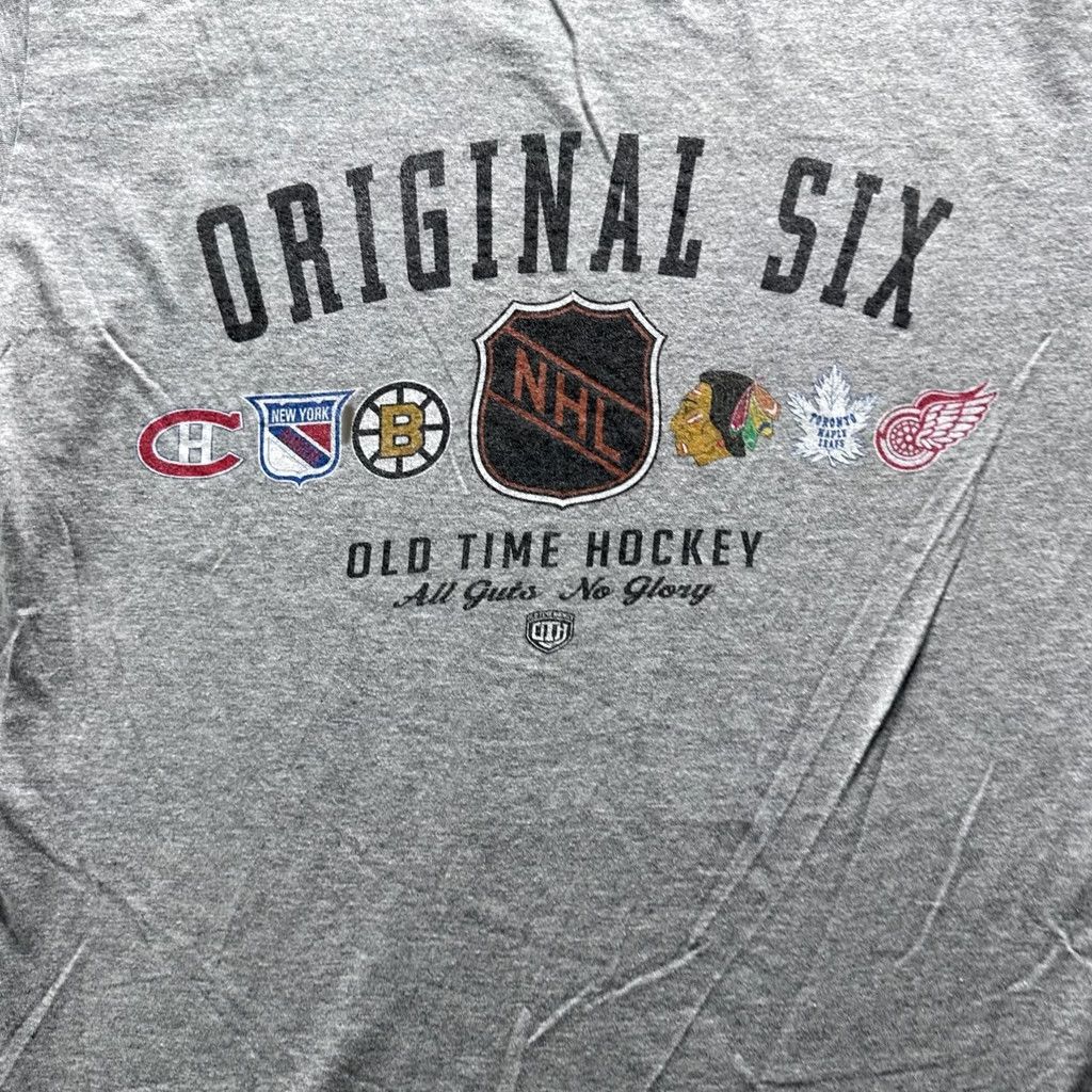 Vintage Old Time Hockey Mens Regular Gray Crewneck Graphic Shirt Size US M / EU 48-50 / 2 - 1 Thumbnail