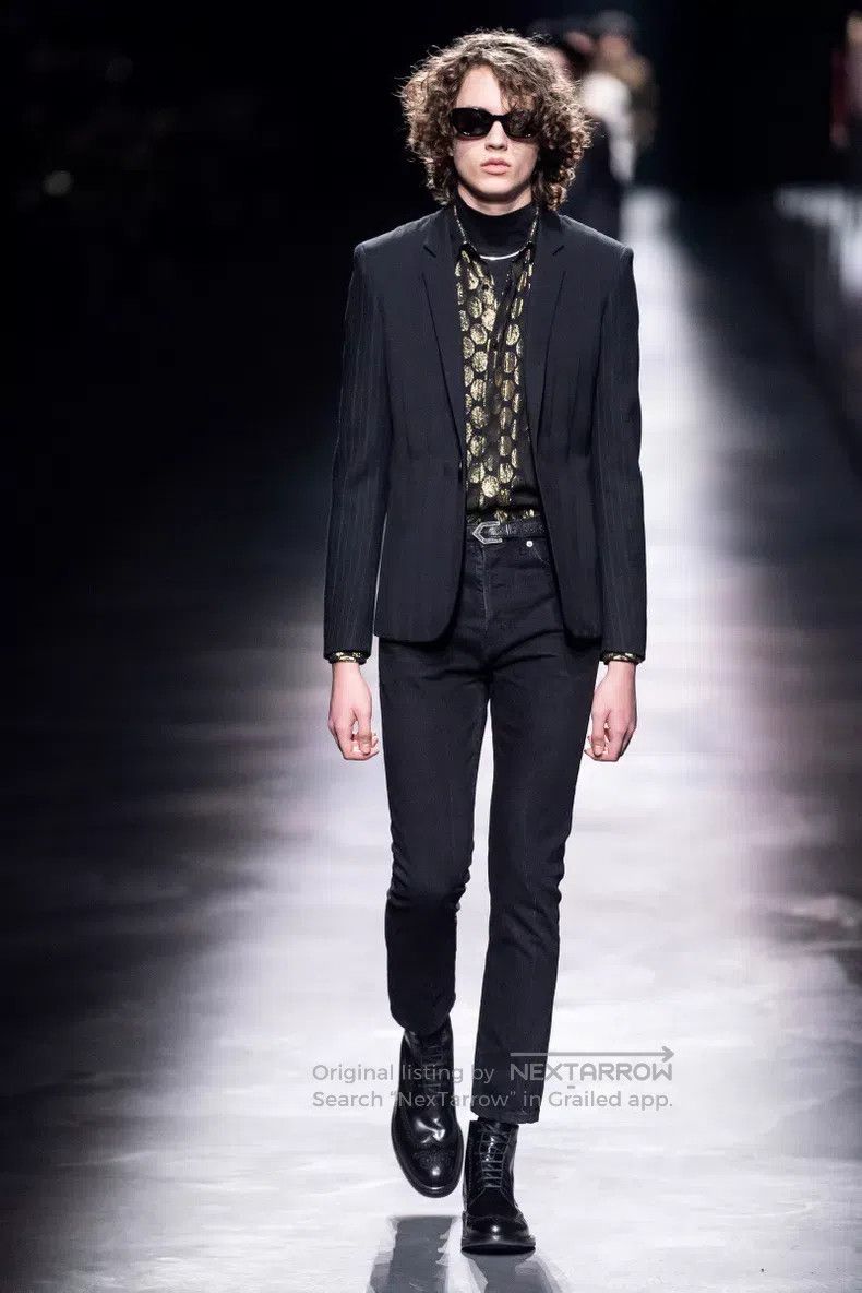 Saint Laurent Paris Saint Laurent Paris Classic Washed Solid Denim Jeans i Size US 36 / EU 52 - 6 Thumbnail