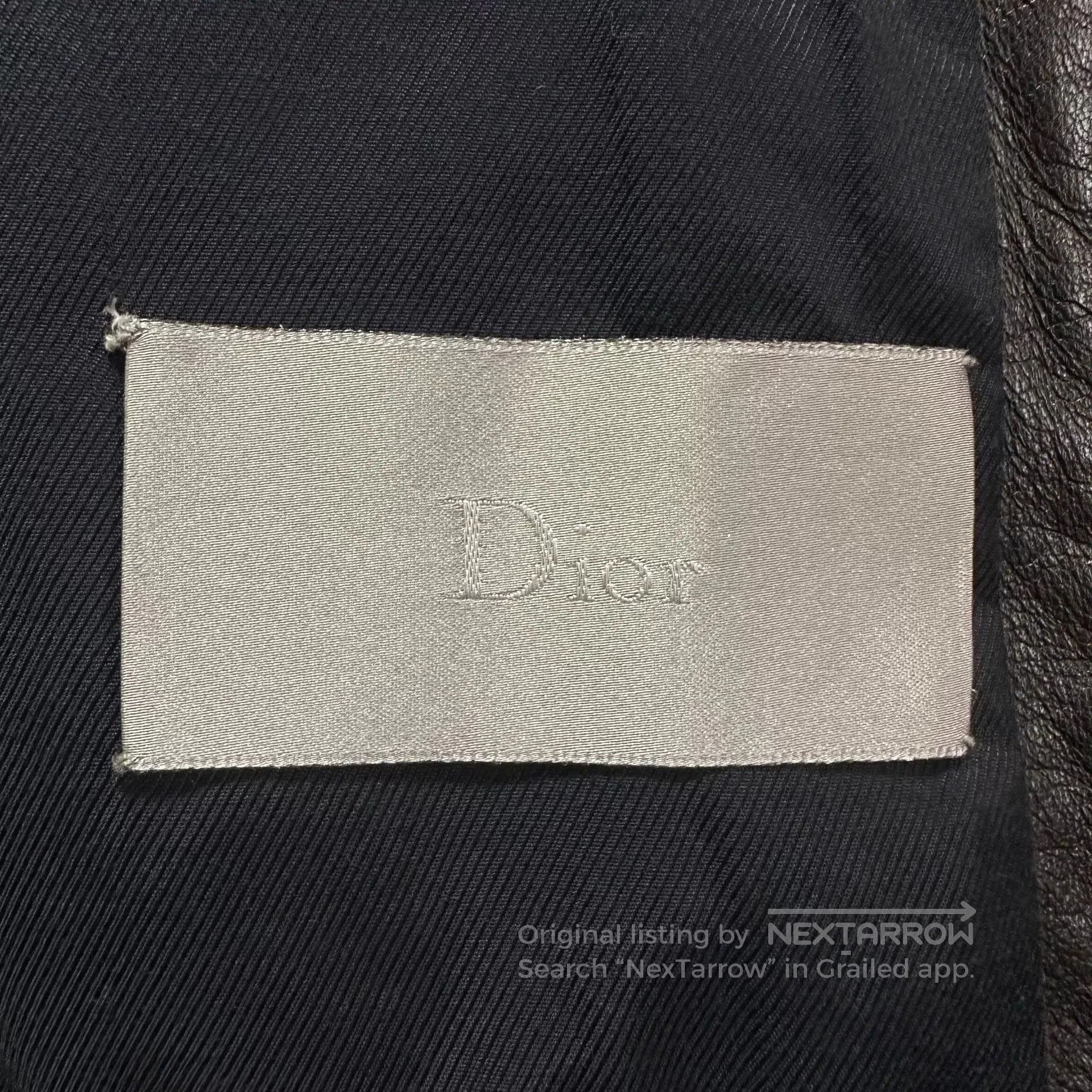 Dior Dior Homme Leather Biker Jacket Black. Size US M / EU 48-50 / 2 - 7 Thumbnail