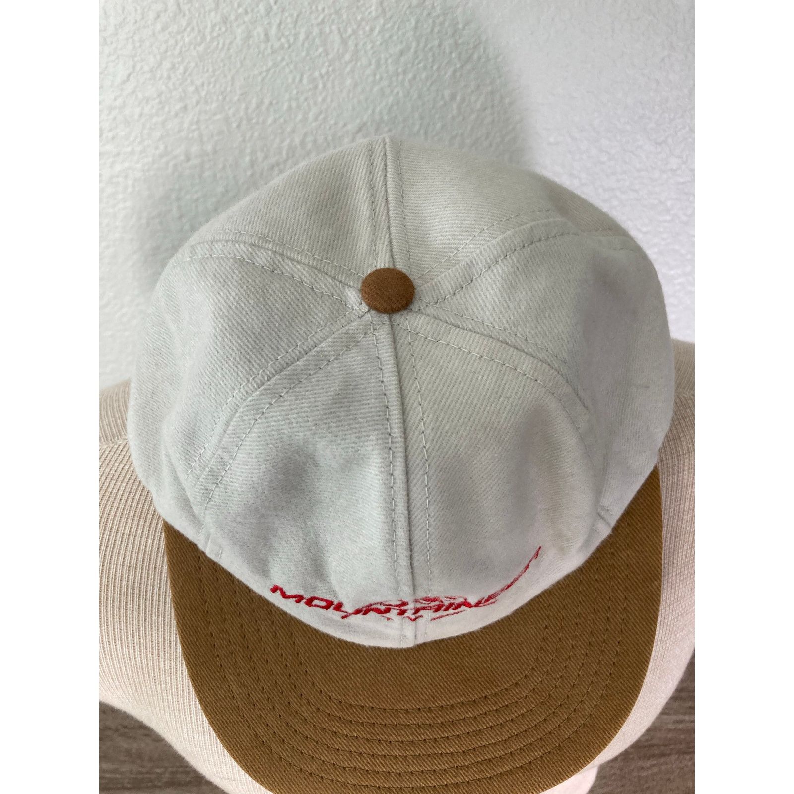 Vintage Vintage Mountaineer Race Track Resort Snapback Hat Brown Size ONE SIZE - 5 Thumbnail