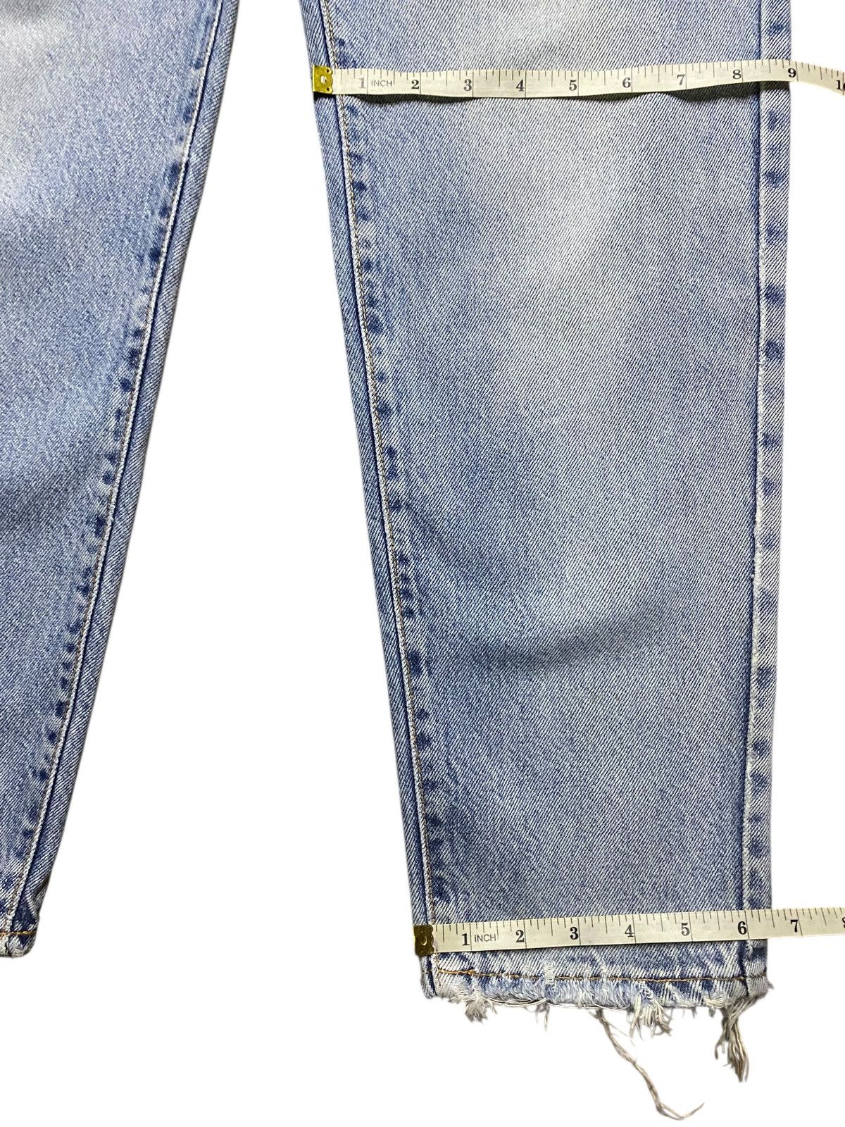 Edwin Vintage Edwin Light Wash Distressed Straight Fits Jeans Size US 30 / EU 46 - 14 Thumbnail