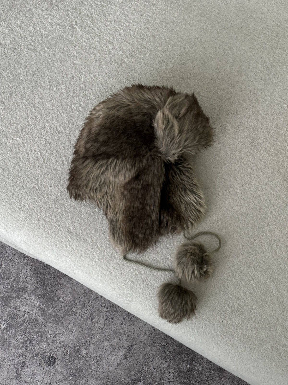 Japanese Brand × Vintage Vintage Y2K fuzzy fur ushanka hat punk Japanese Size ONE SIZE - 1 Thumbnail